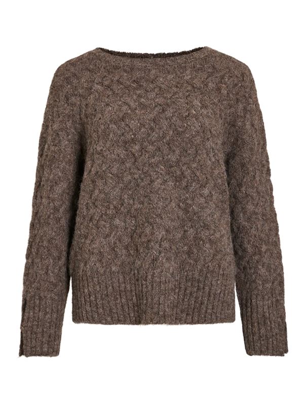 Tröjor/Koftor - Visalika boatneck knit top – Falcon/Melange